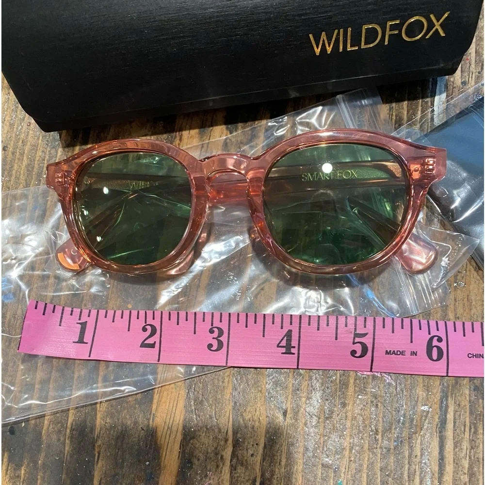 WILDFOX sunglasses! Pink, in case & collectible box!! Very sturdy and so FUN🤩
